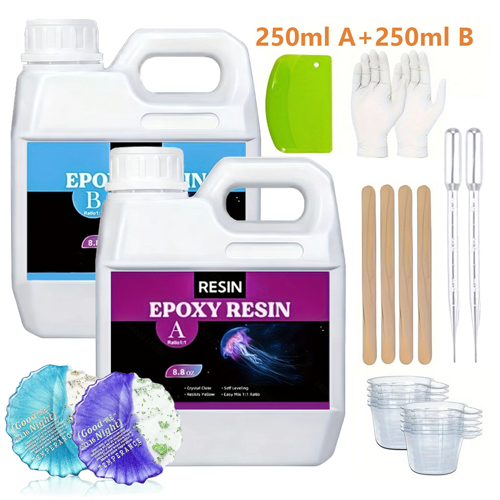Woodworking Resin - Набор кристально прозрачной литьевой смолы 125