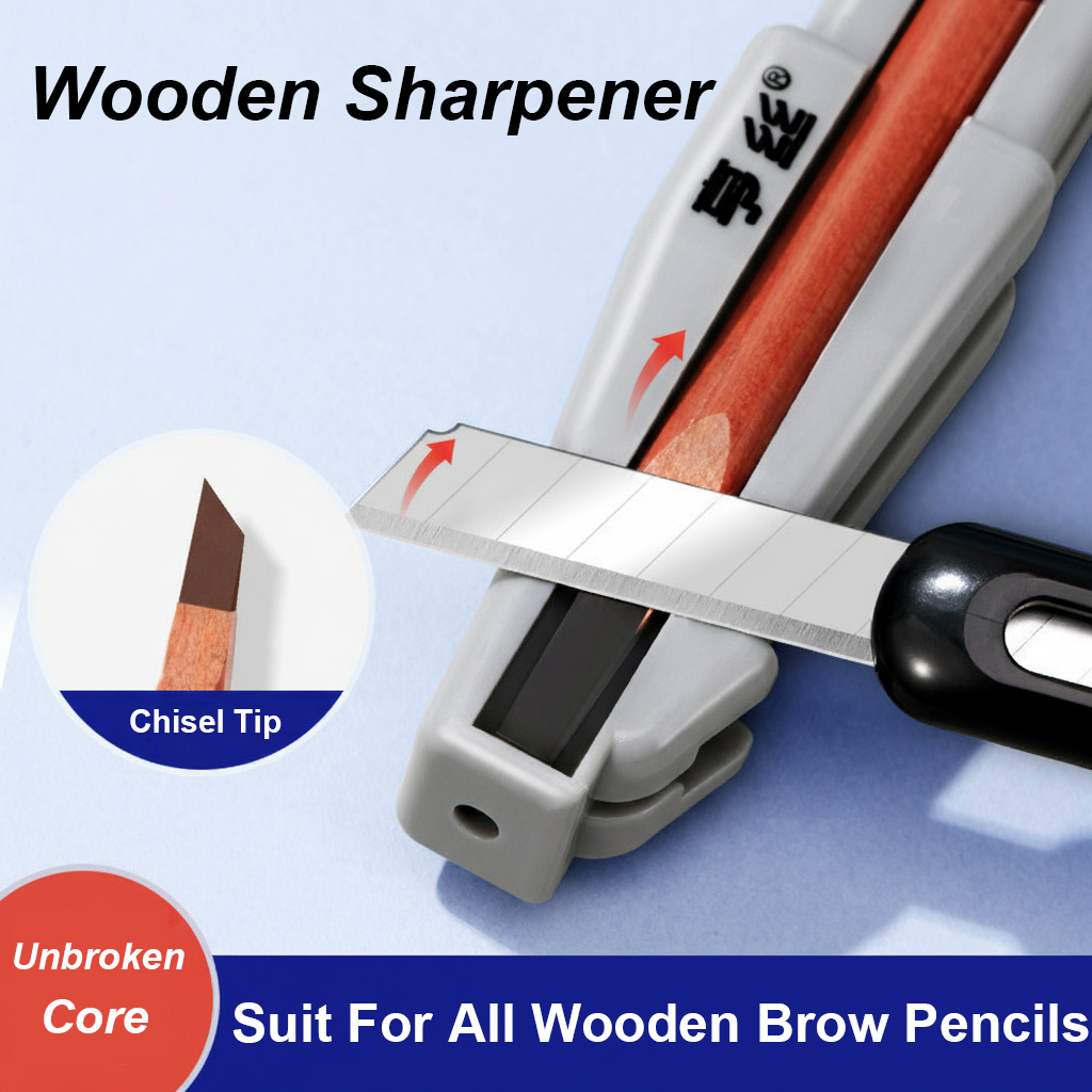 Woodworking Tool - Деревянная точилка для карандашей для бровей