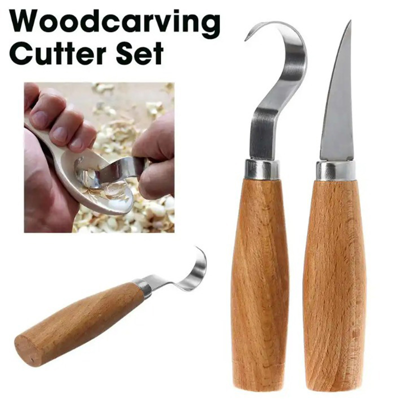 Woodworking Essentials - Нож для резьбы по дереву, долото,