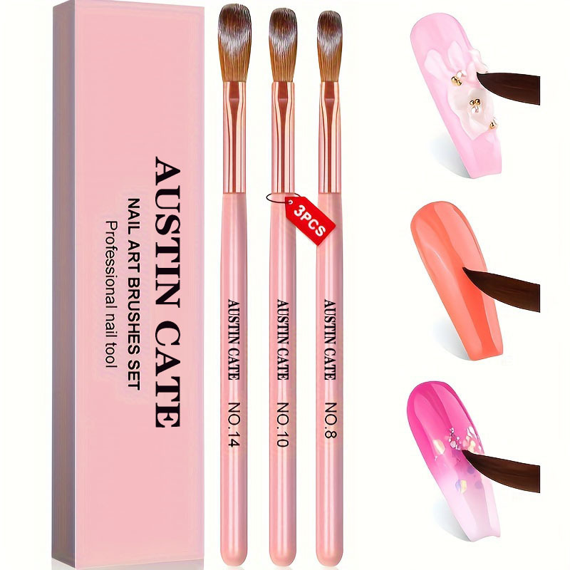 Wood Chisel Set - Набор акриловых кистей для ногтей Kolinsky,
