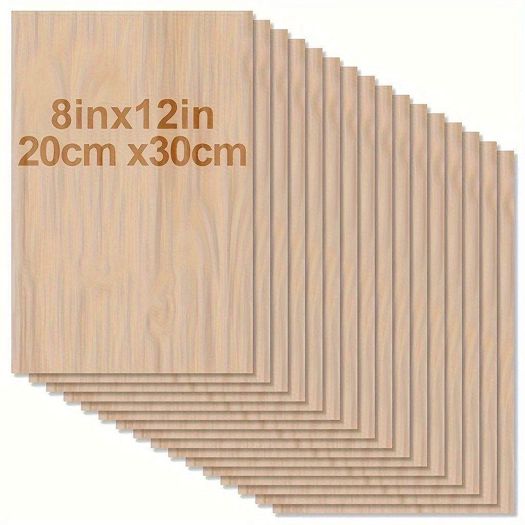 Woodworking Zone - 4/8 штук деревянных заготовок для поделок
