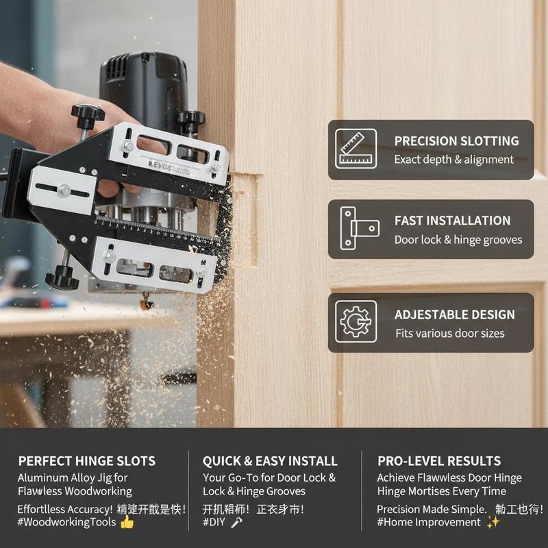 Шаблон для врезки из алюминиев – обзор и цена Woodworking Tool