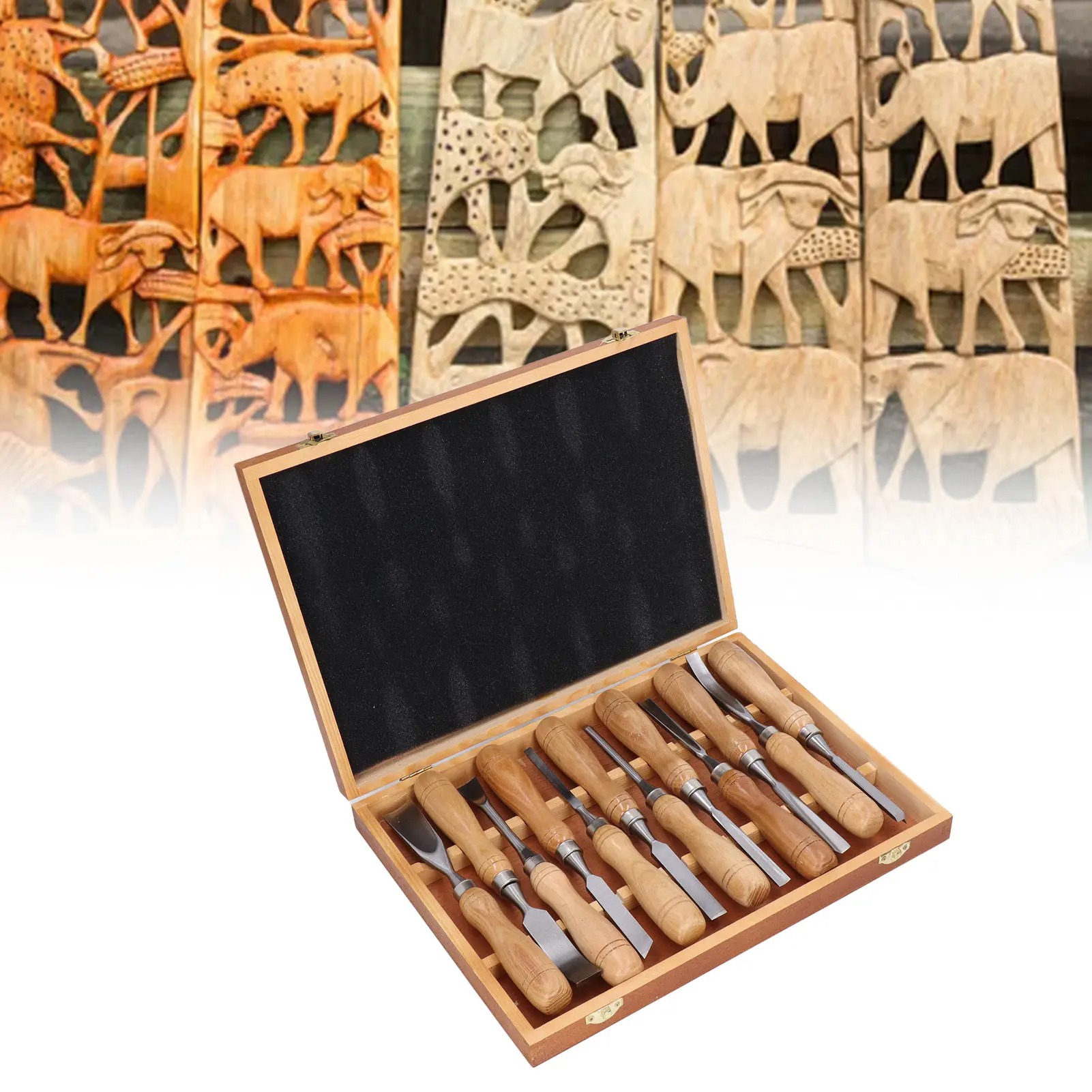Набор из 12 инструментов для р – обзор и цена Wood Chisel Set