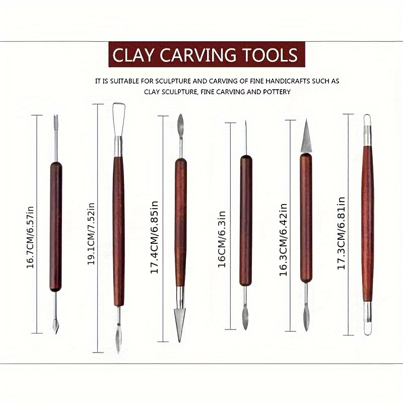 6 шт. инструмент для лепки, на – обзор и цена Wood Chisel Set
