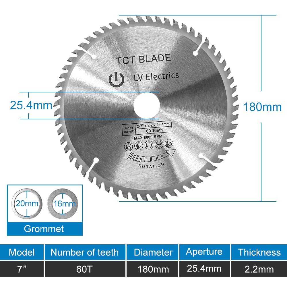 Kamolee 7 дюймов 180 мм электр – обзор и цена Band Saw Blade