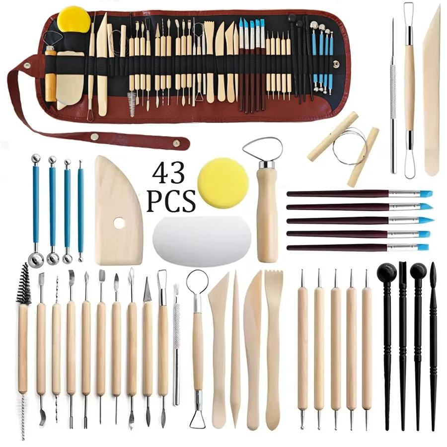 Набор гончарных инструментов 8 – обзор и цена Wood Chisel Set